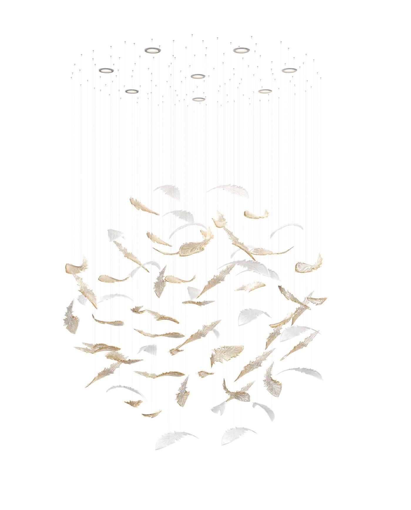 Orinila Suspension en Verre Luxueuse