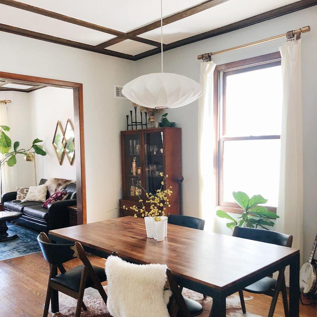 Solarnce Suspension Minimaliste en Soie et Acier