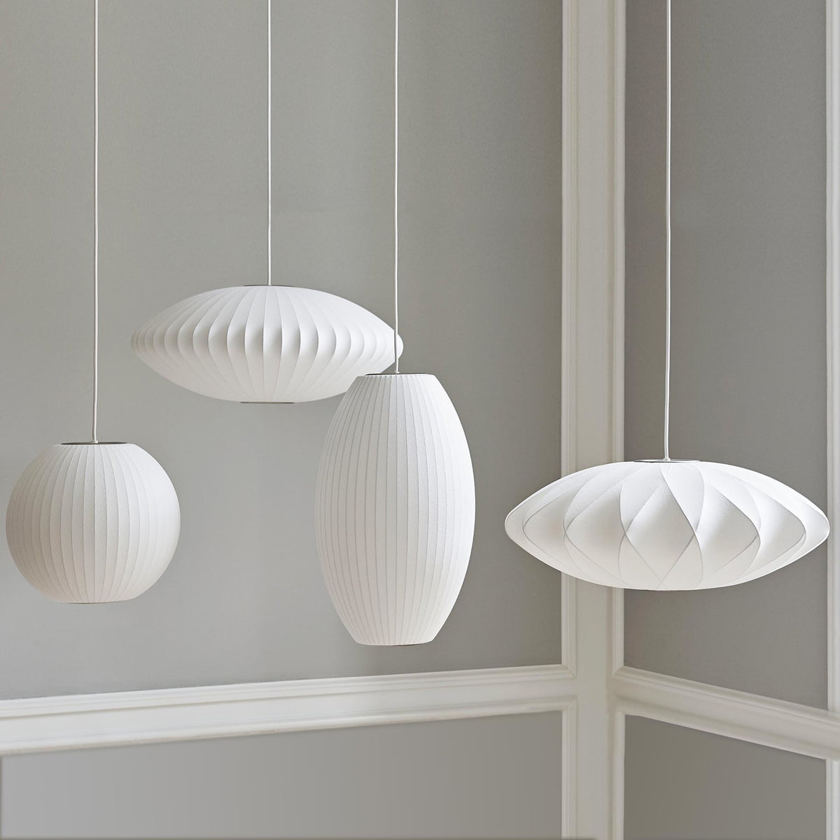 Etrio Suspension Bulle en Soie de Mûrier