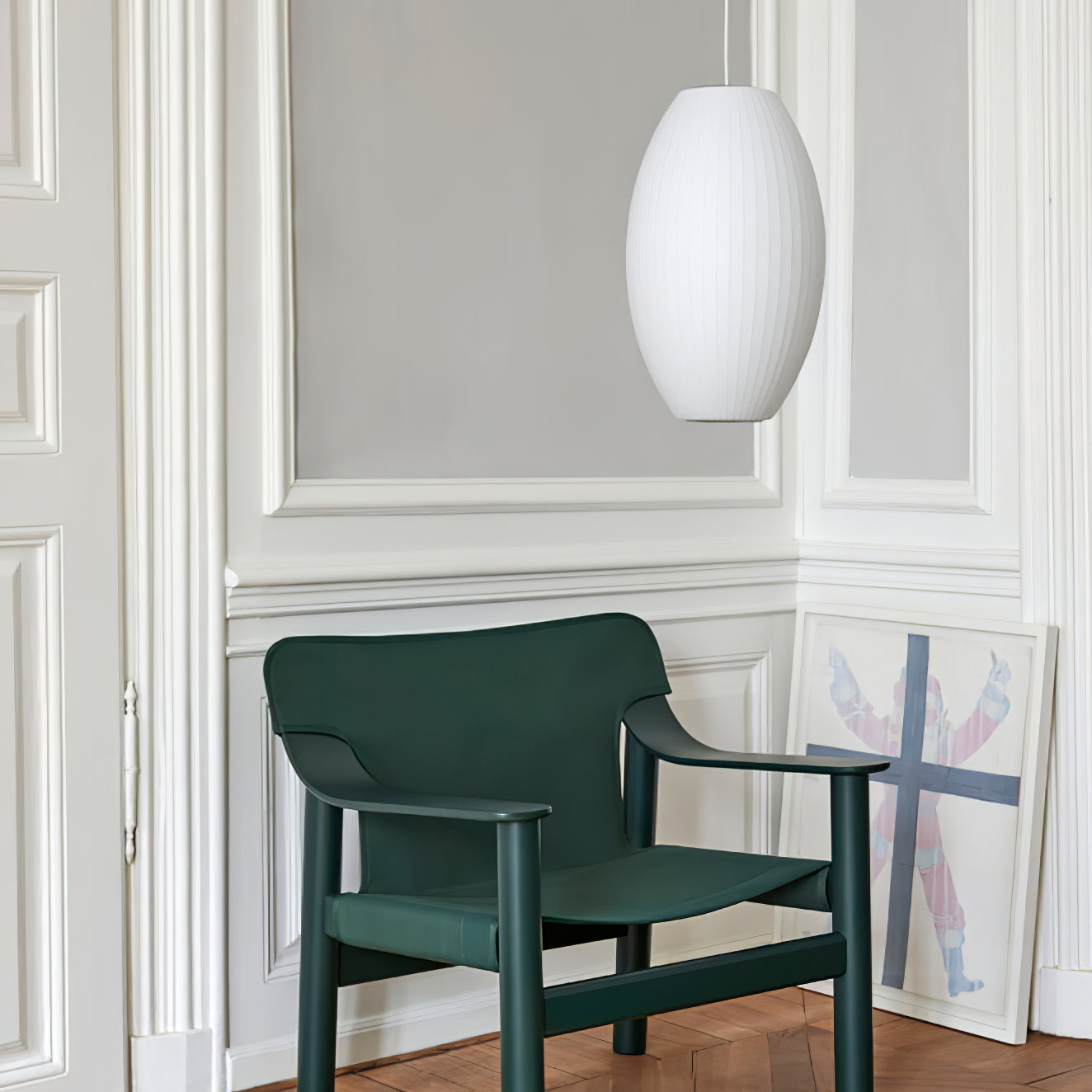 Etrio Suspension Bulle en Soie de Mûrier