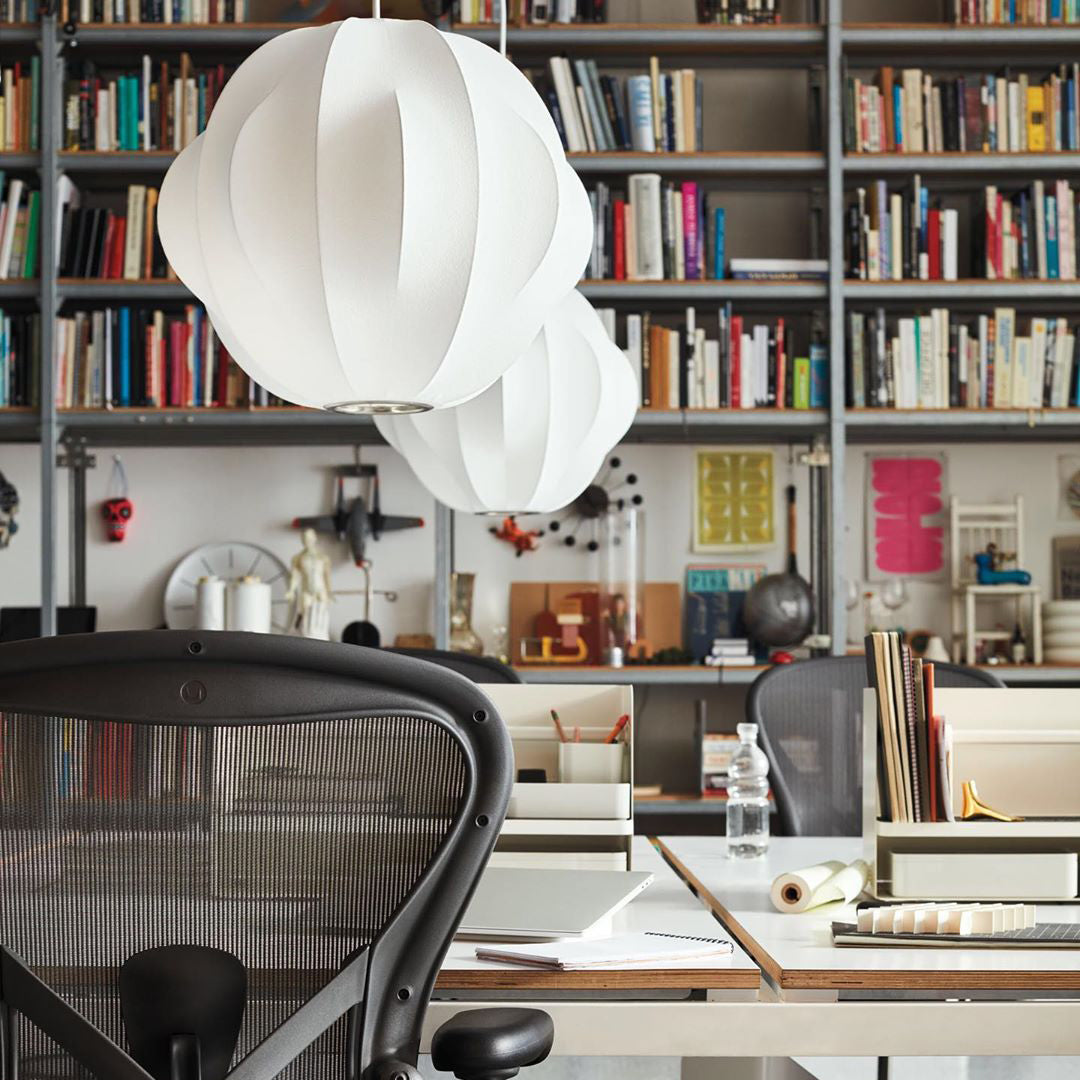Solarnce Suspension Minimaliste en Soie et Acier