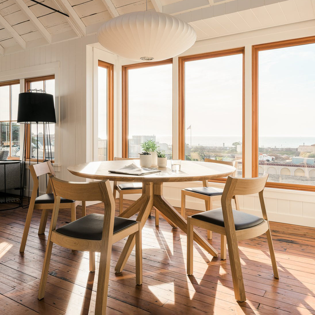 Solarnce Suspension Minimaliste en Soie et Acier