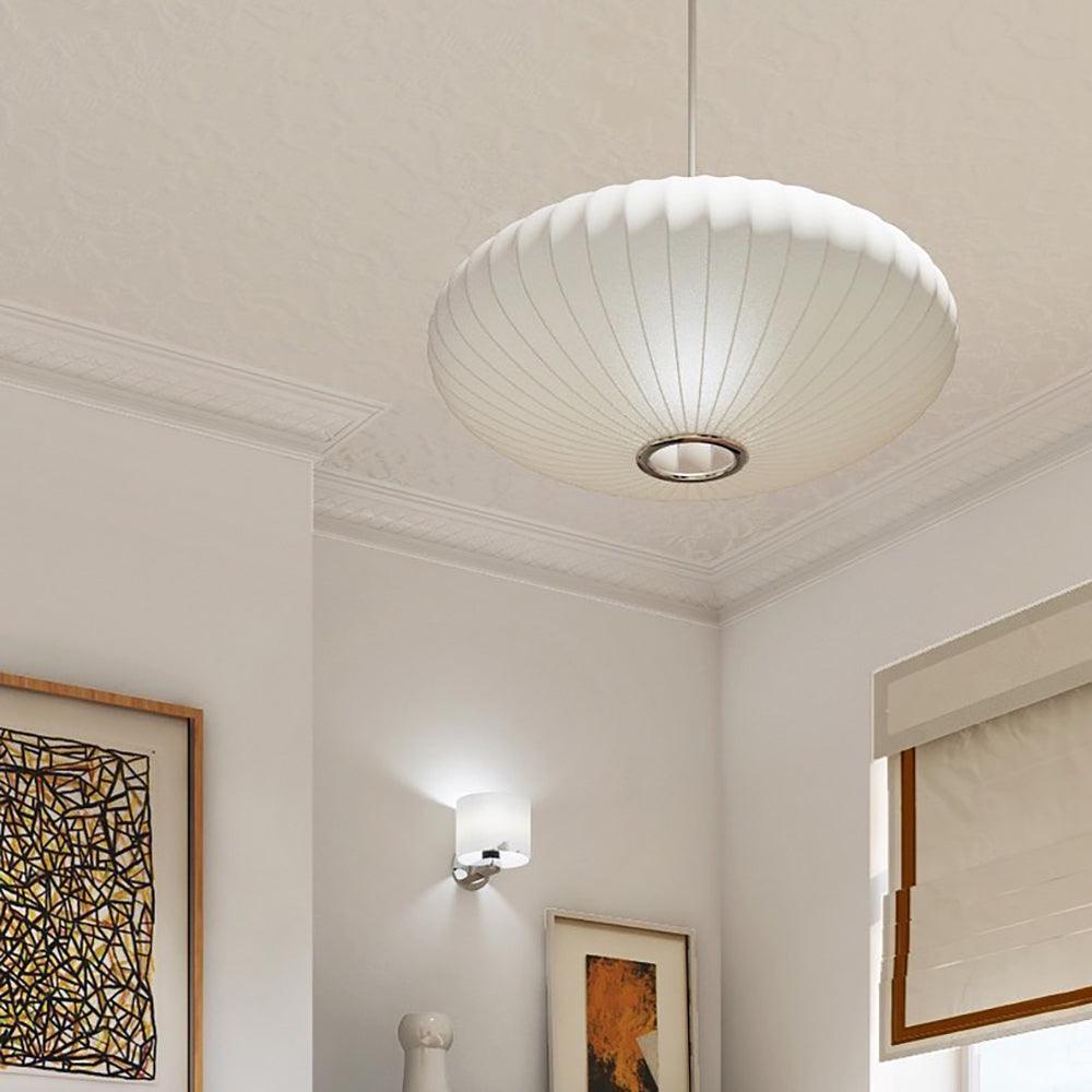 Solarnce Suspension Minimaliste en Soie et Acier