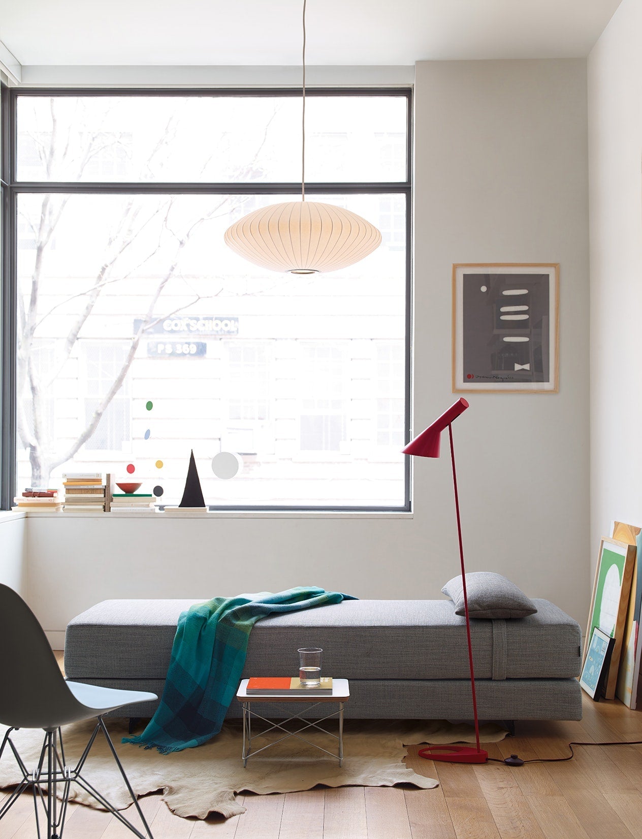 Solarnce Suspension Minimaliste en Soie et Acier