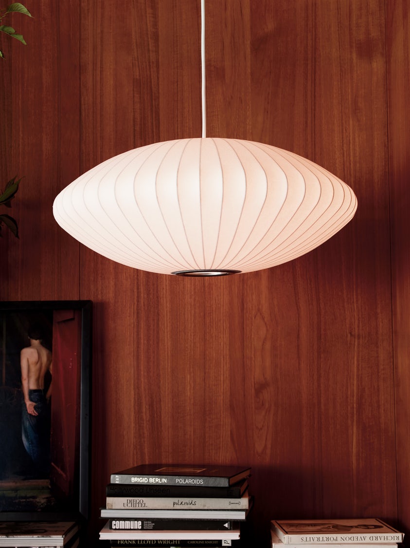 Nebula Lampe Suspendue en Soie de Mûrier Boule