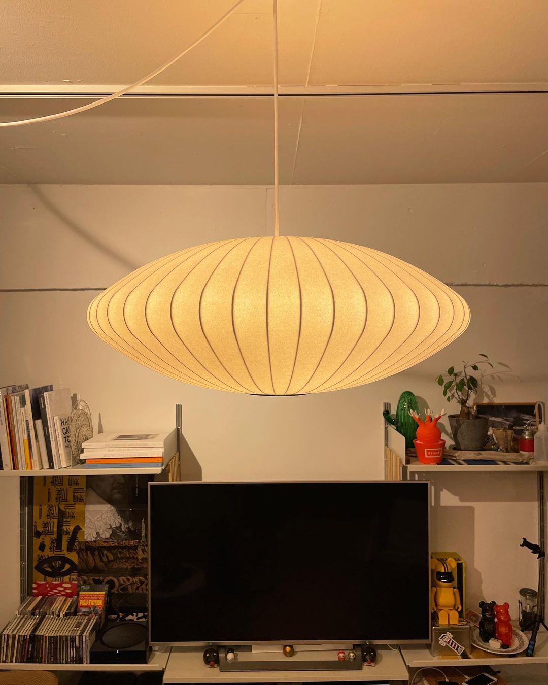 Lustra Suspension Lampe Bulle Géométrique