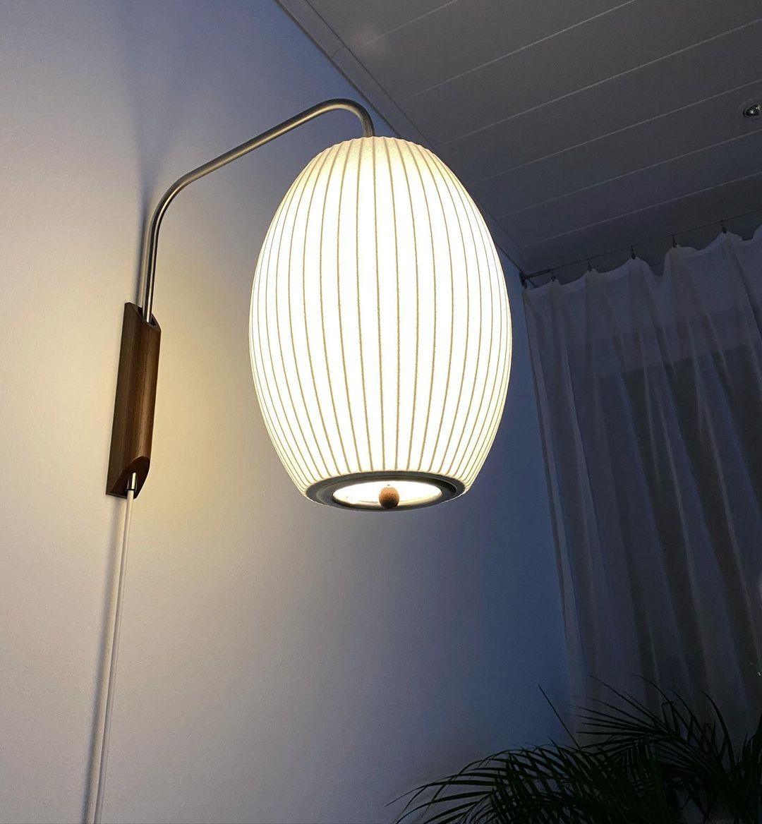 Lustra Wall Sconce Walnut Ball