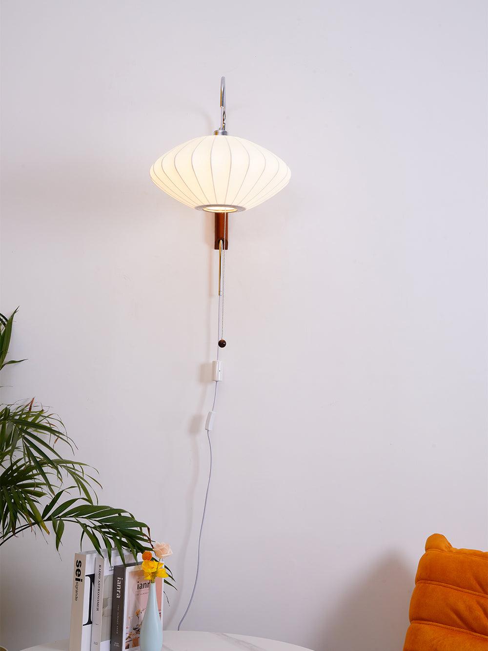 Lustra Wall Sconce Walnut Ball