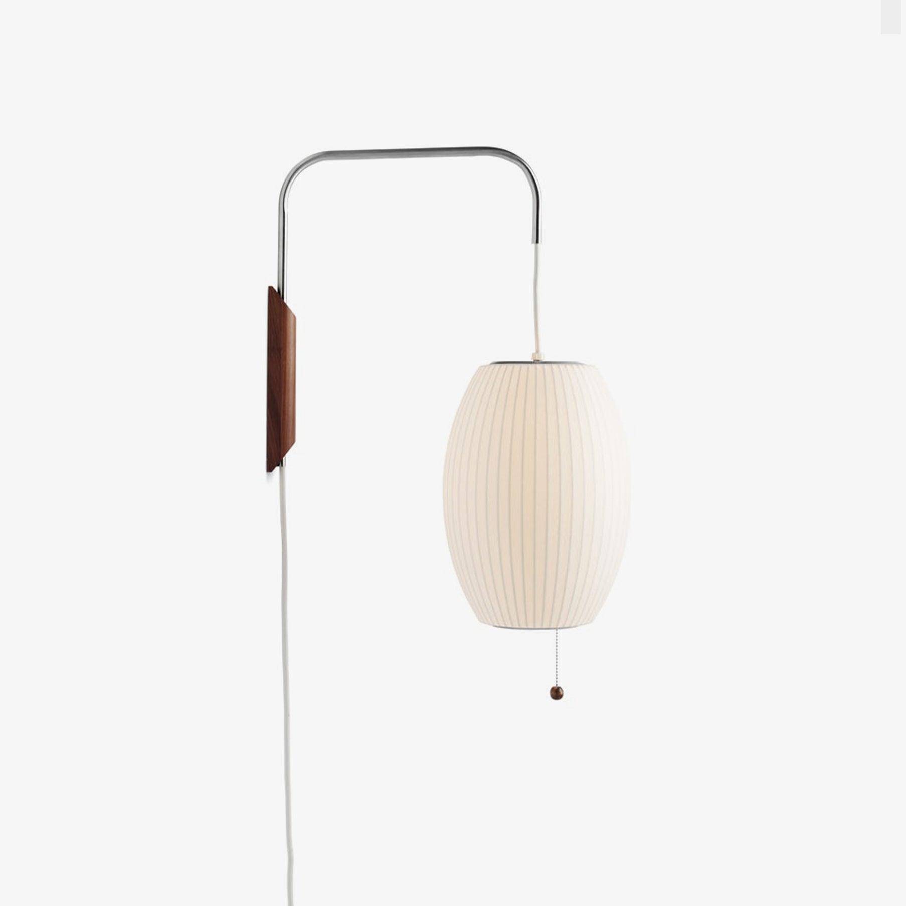 Lustra Wall Sconce Walnut Ball