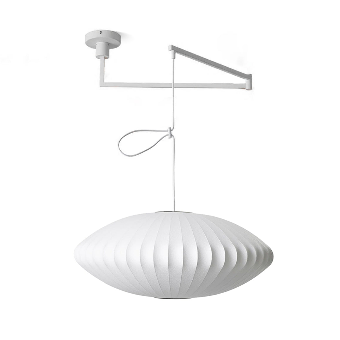 Solarnce Suspension Minimaliste en Soie et Acier