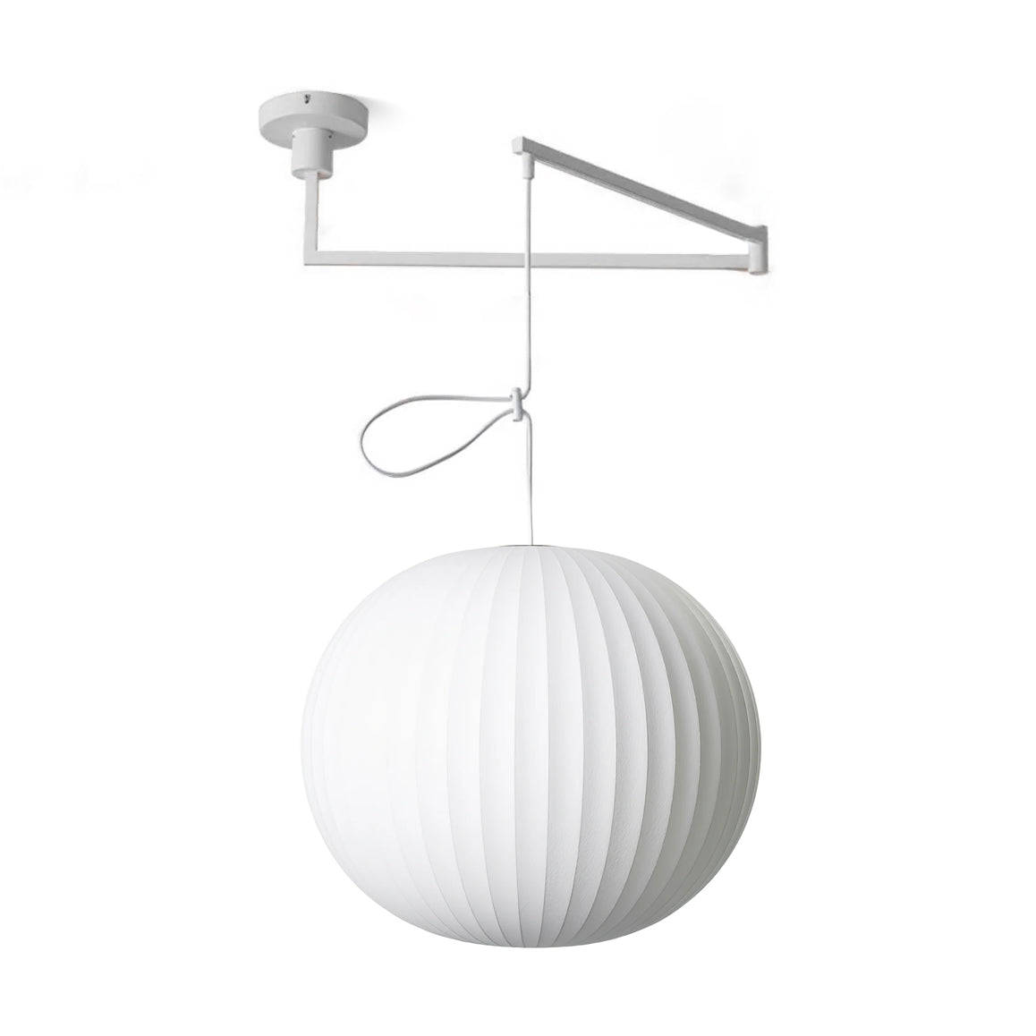 Solarnce Suspension Minimaliste en Soie et Acier