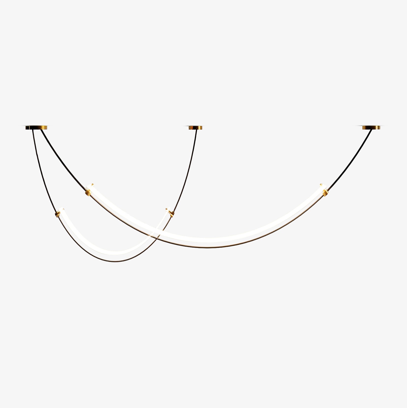 Zephira Suspension LED Courbée