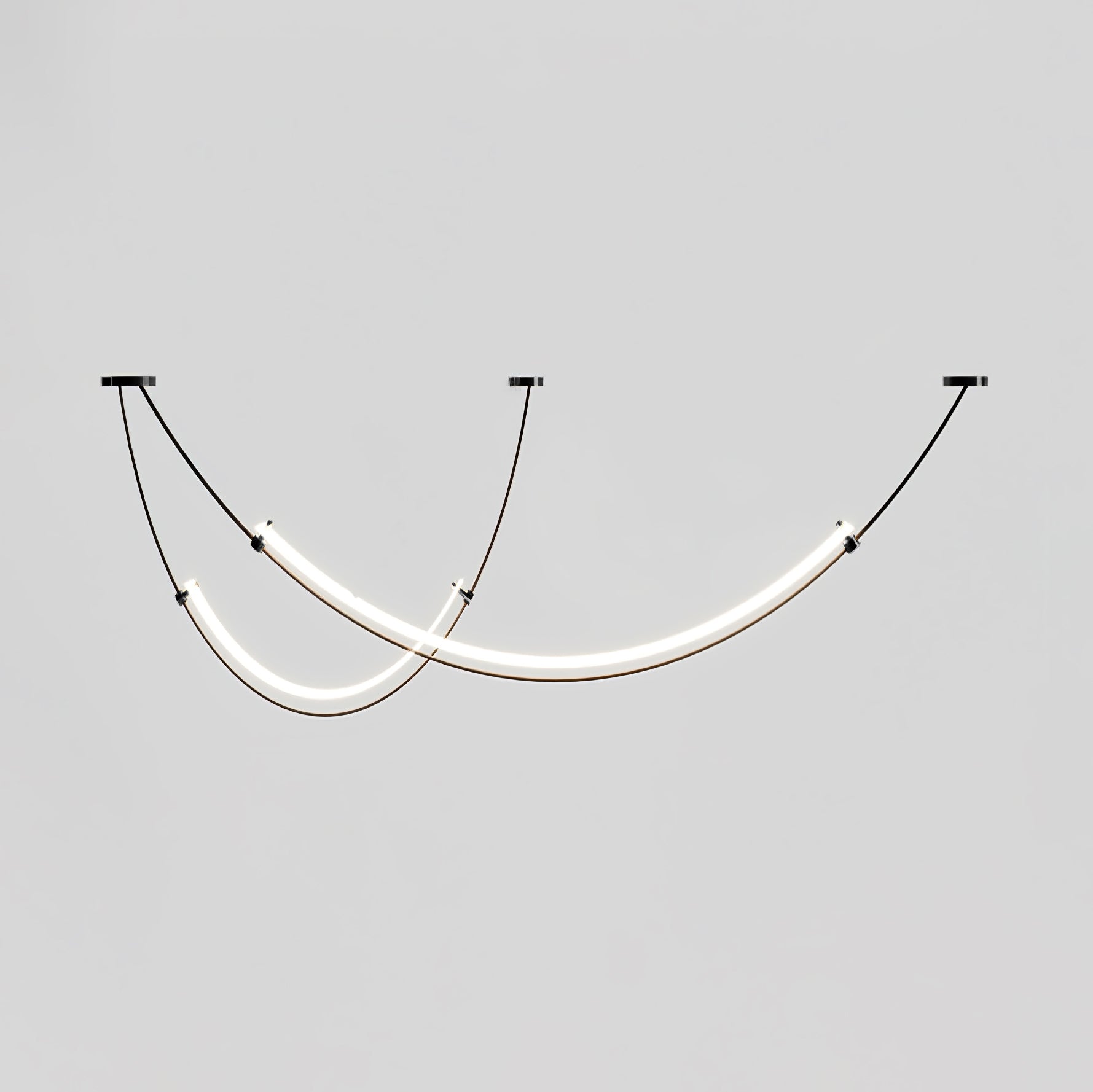 Zephira Suspension LED Courbée
