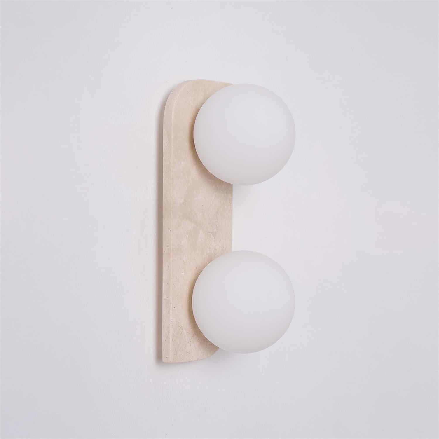 Alsilis Applique Murale Minimaliste en Travertin