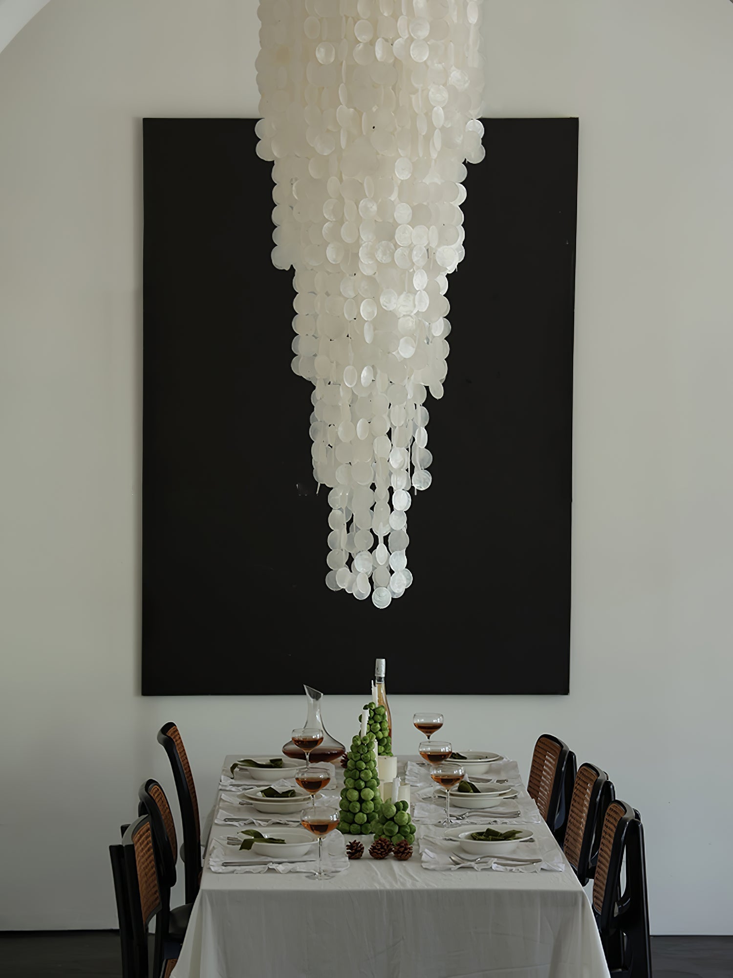 Eloryra Lustre en Verre en Cascade