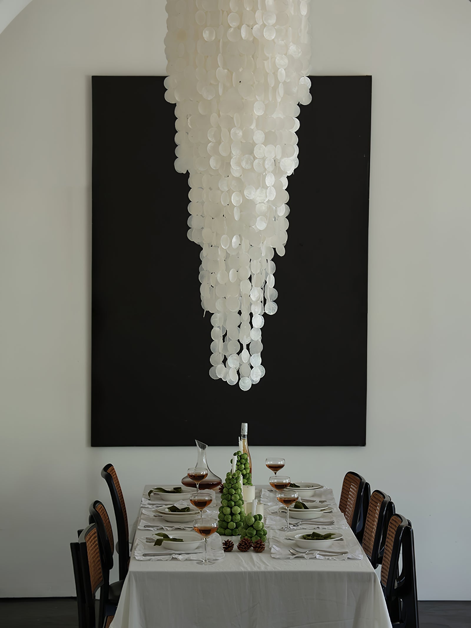 Eloryra Lustre en Verre en Cascade