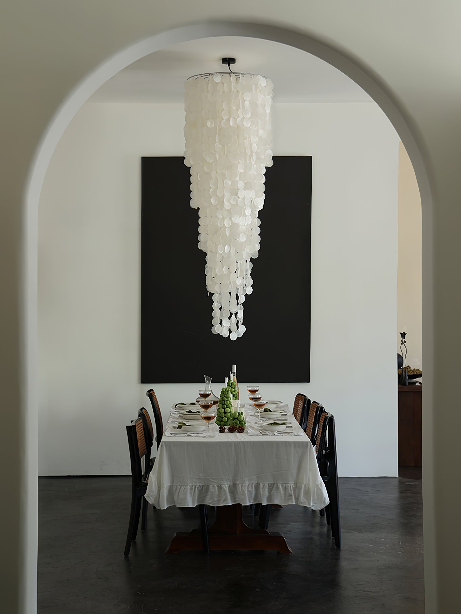 Eloryra Lustre en Verre en Cascade