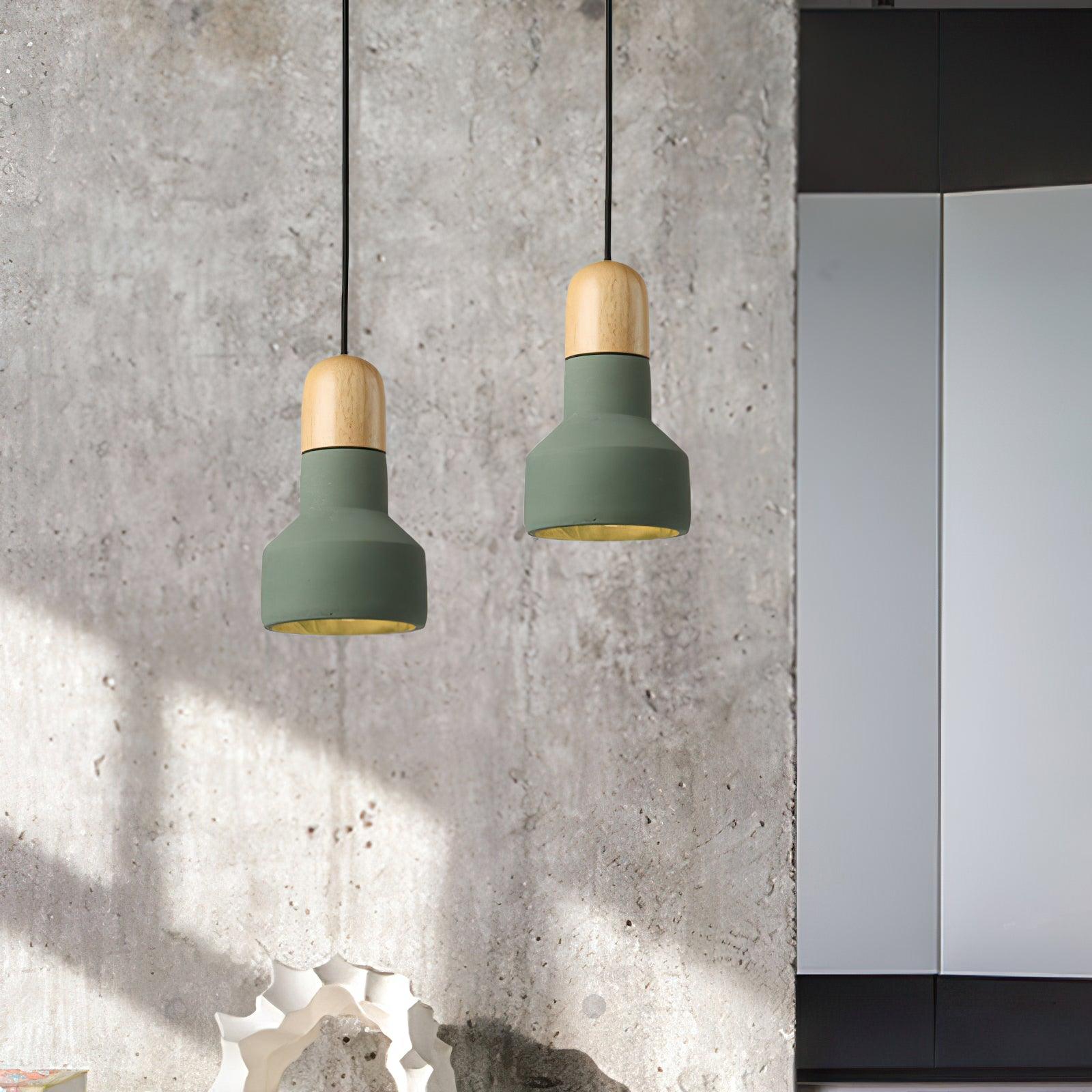 Trio Suspension Rustique en Bois