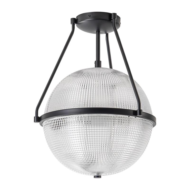 Atale Lampe de Plafond Moderne Minimaliste en Verre et Métal