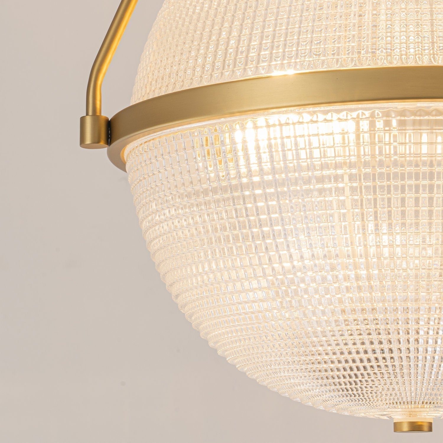 Atale Lampe de Plafond Moderne Minimaliste en Verre et Métal
