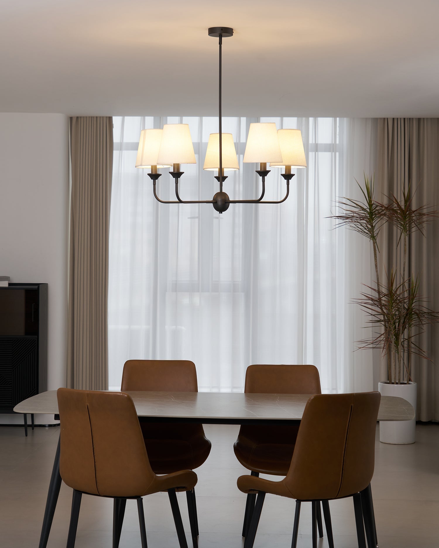 Piaf Lustre Grands Bras Symétriques