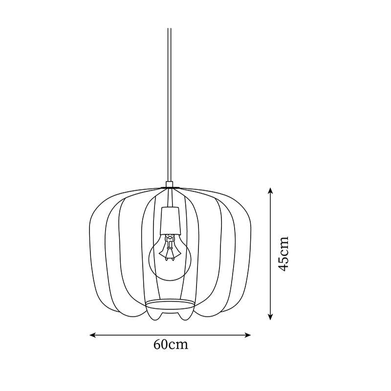 Nevola Lampe Suspendue Écran en Maille Minimaliste