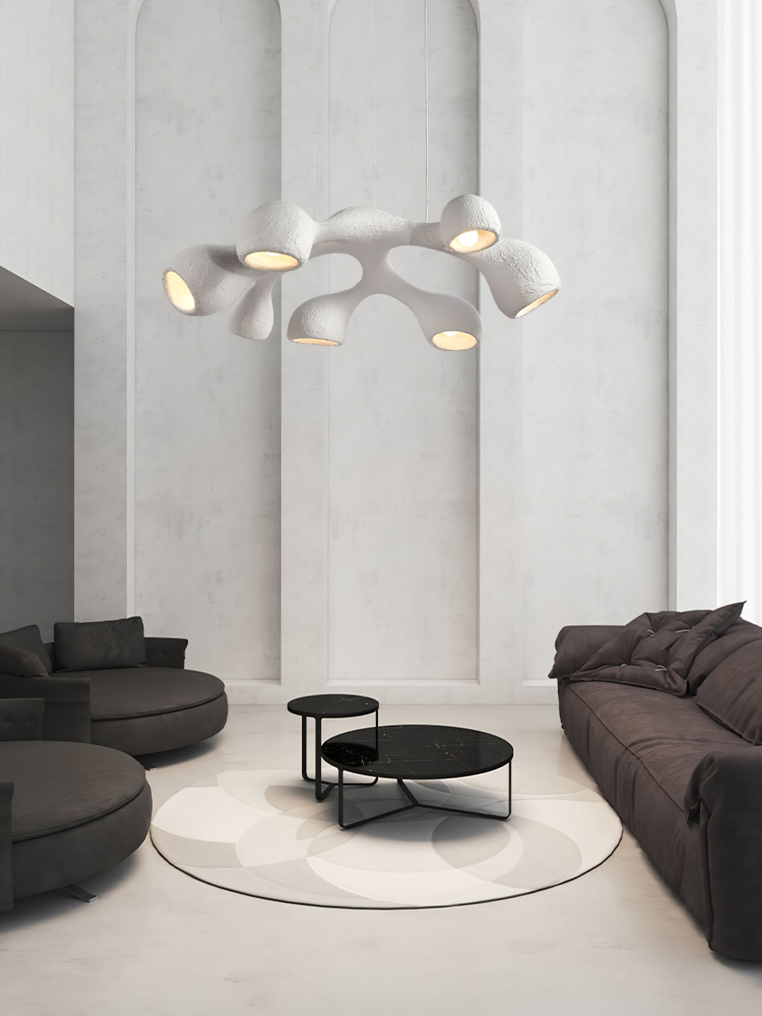 Wave Suspension Polystyrène Moderne