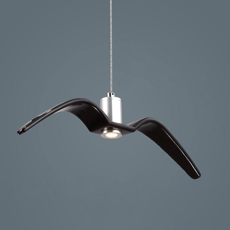 Lustra Suspension Lampe Ailes d'Oiseau pour Salon