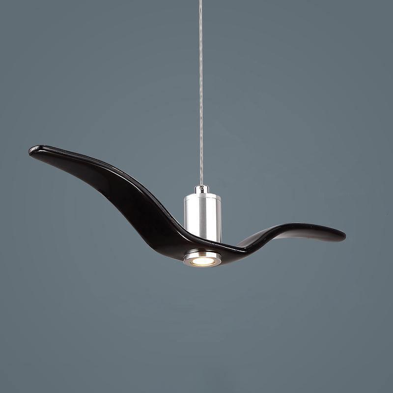 Lustra Suspension Lampe Ailes d'Oiseau pour Salon