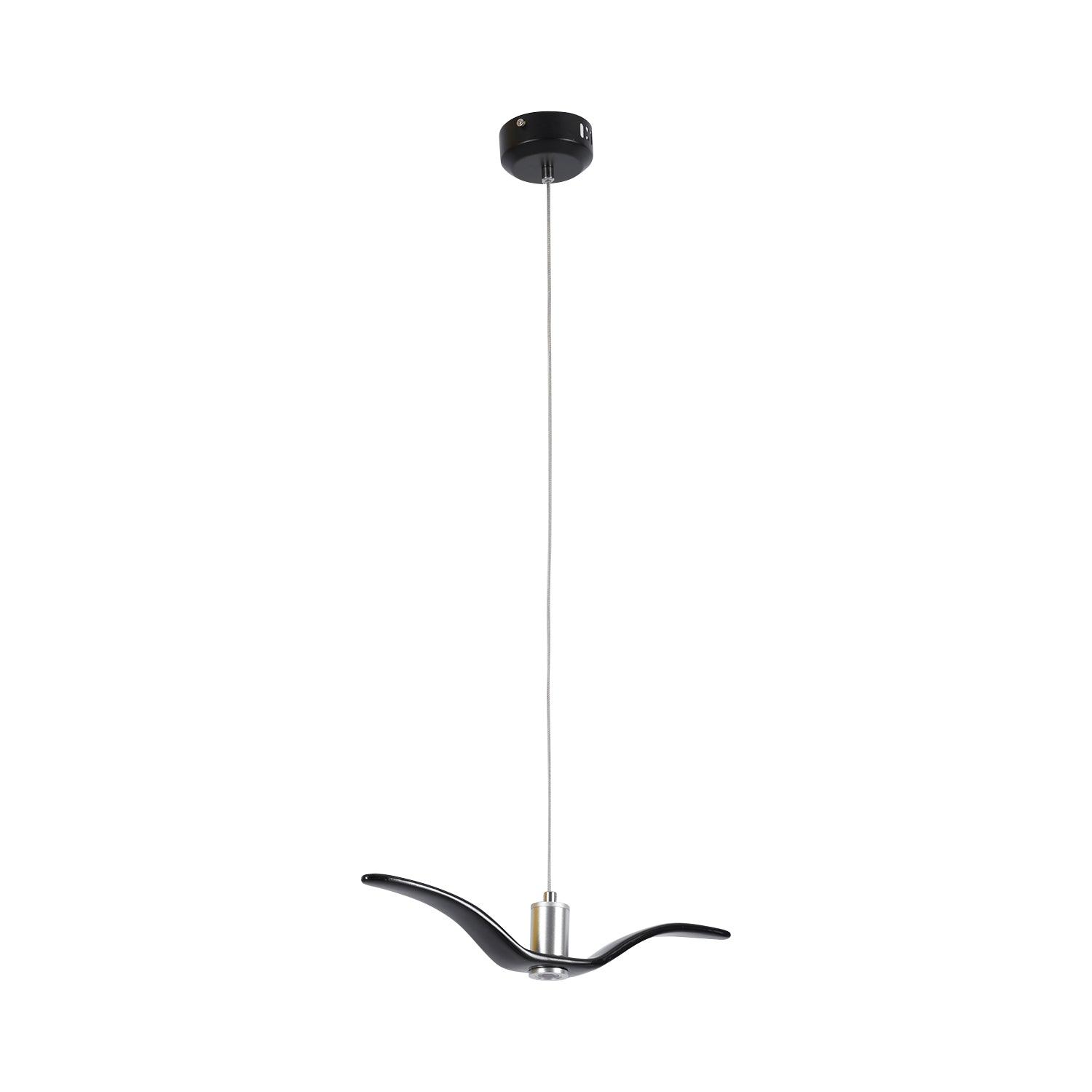 Lustra Suspension Lampe Ailes d'Oiseau pour Salon