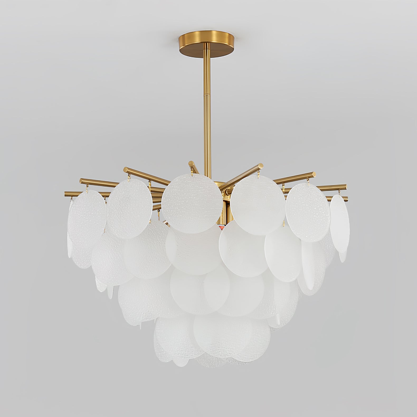 Solara Lustre Nimbus en Verre avec Gouttes