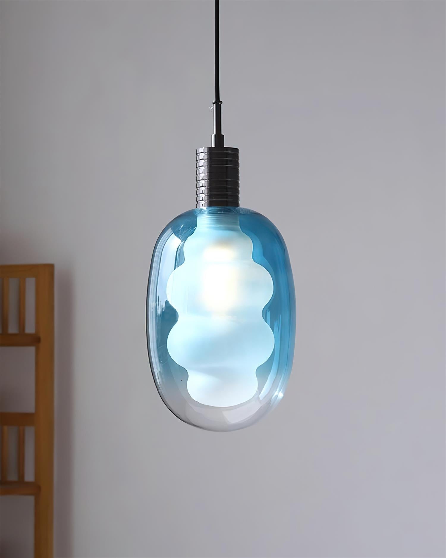 Nimbus Suspension Nuage en Verre Dégradé