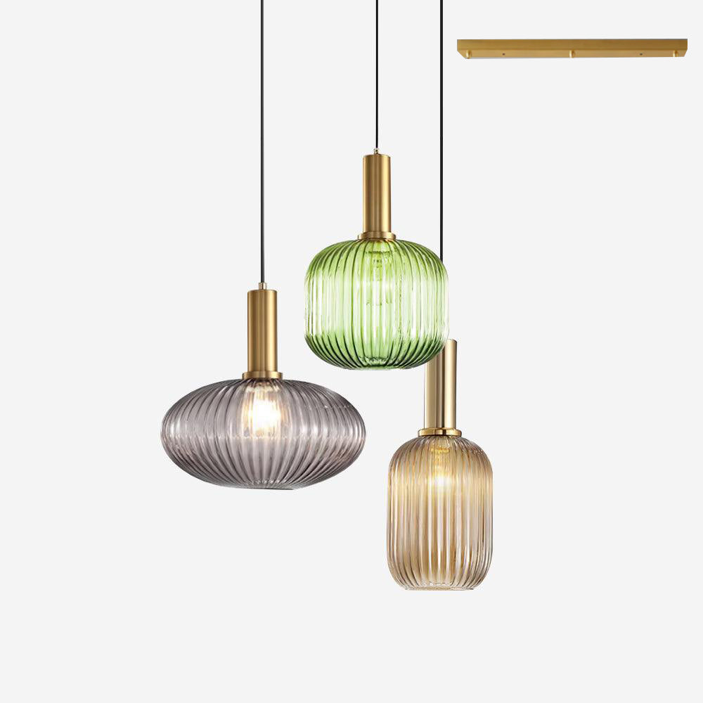 Elara Suspension Élégante à Rayures