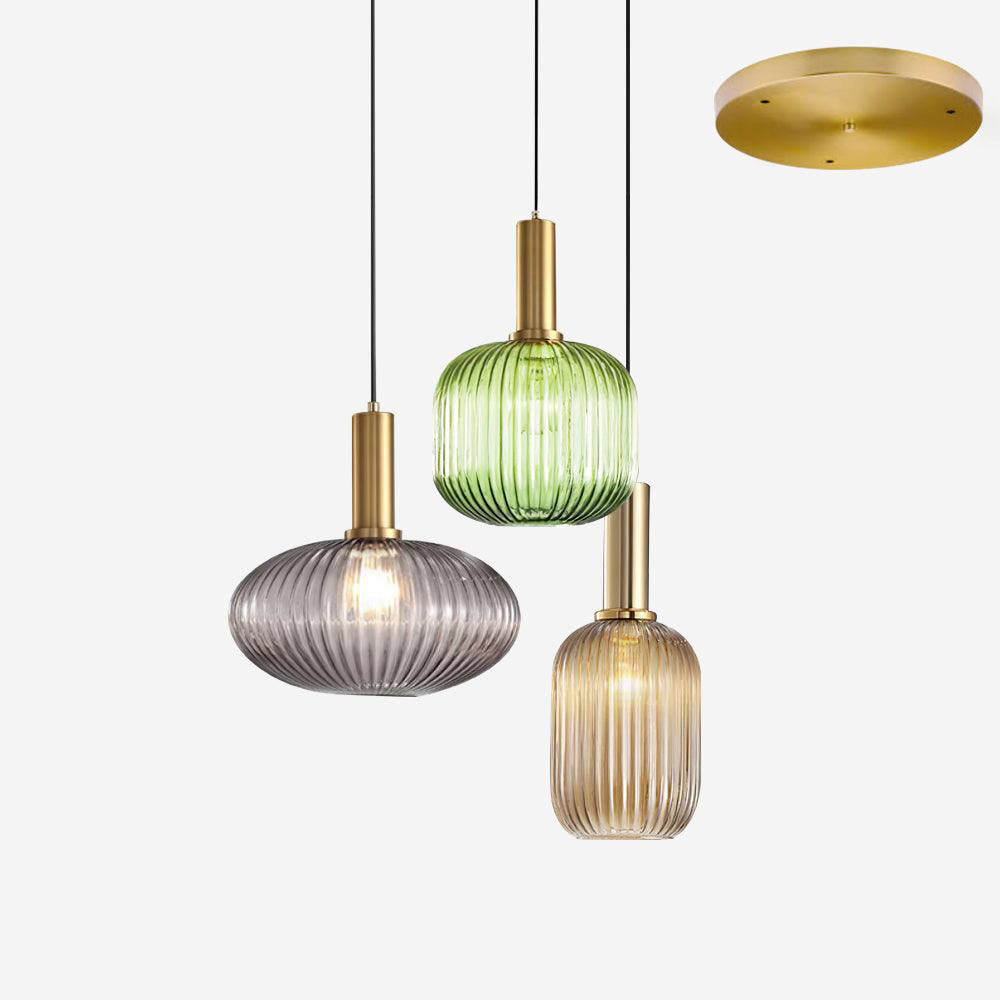 Elara Suspension Élégante à Rayures