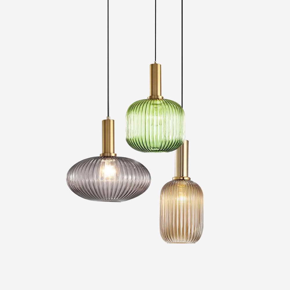 Elara Suspension Élégante à Rayures