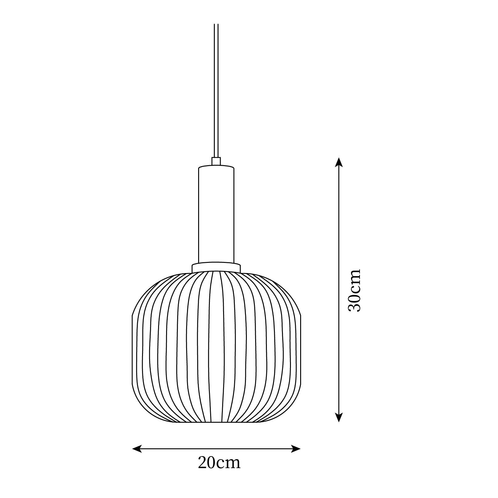 Elara Suspension Élégante à Rayures