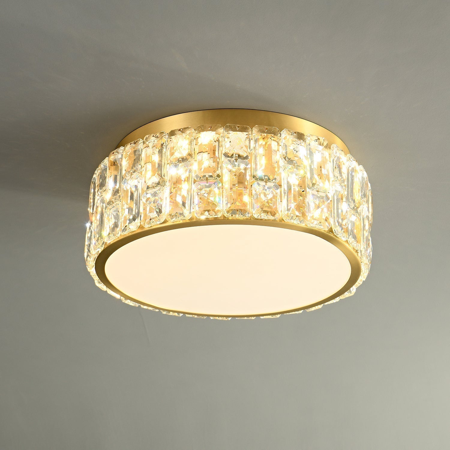 Cimare Plafonnier en Cristal de Luxe Postmoderne
