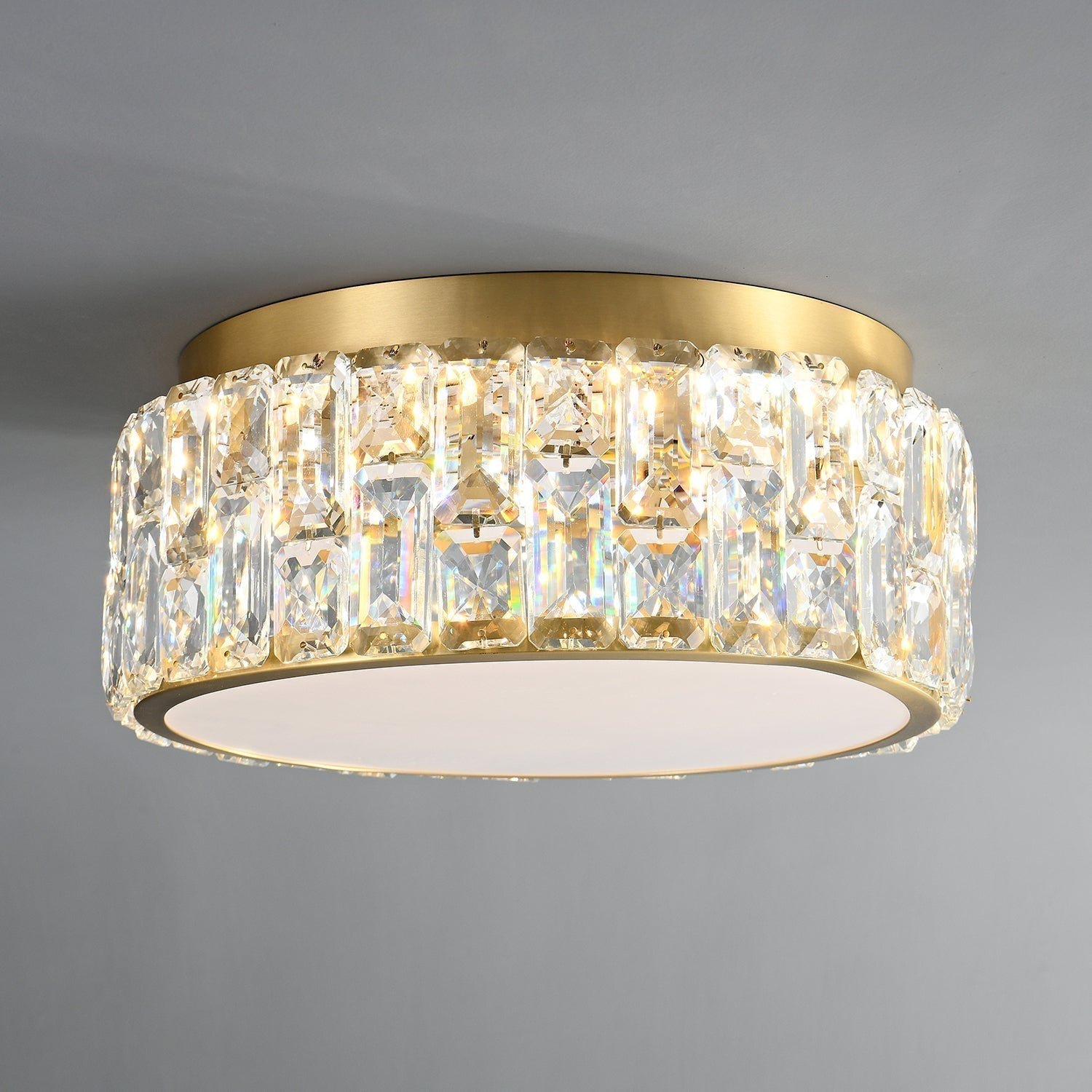 Cimare Plafonnier en Cristal de Luxe Postmoderne