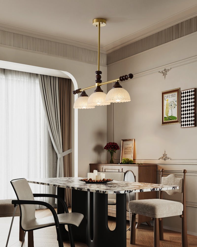 Codoriel Suspension Traditionnelle en Bois et Verre