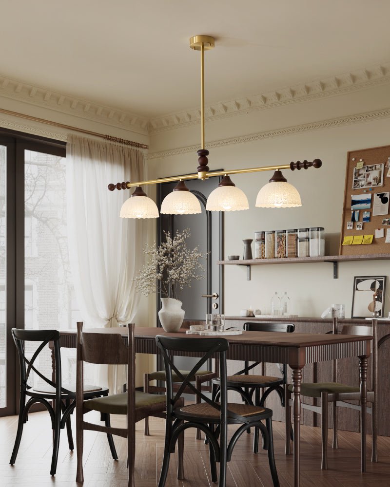 Codoriel Suspension Traditionnelle en Bois et Verre