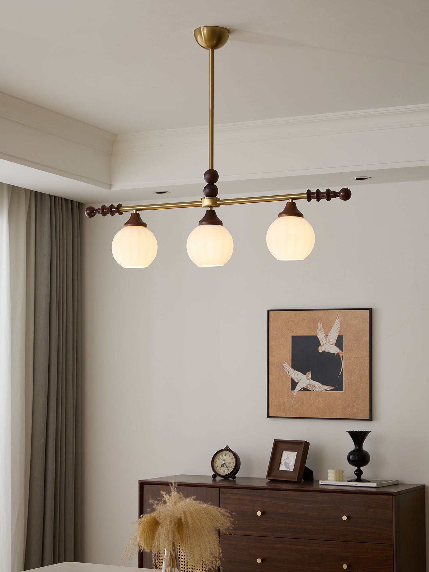Codoriel Suspension Traditionnelle en Bois et Verre