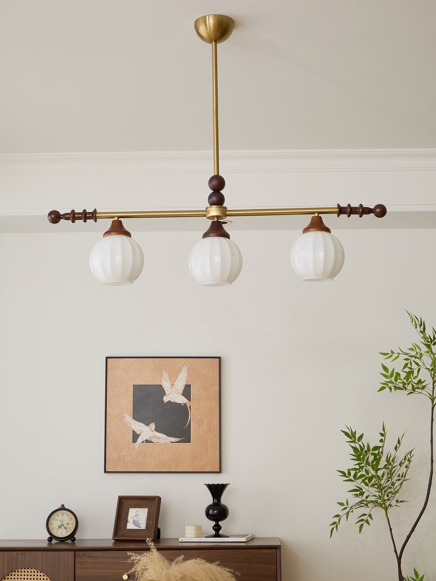 Codoriel Suspension Traditionnelle en Bois et Verre