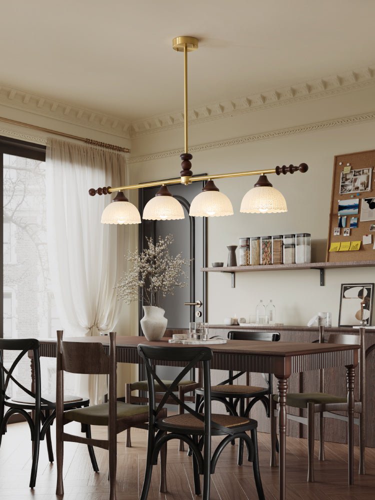 Codoriel Suspension Traditionnelle en Bois et Verre
