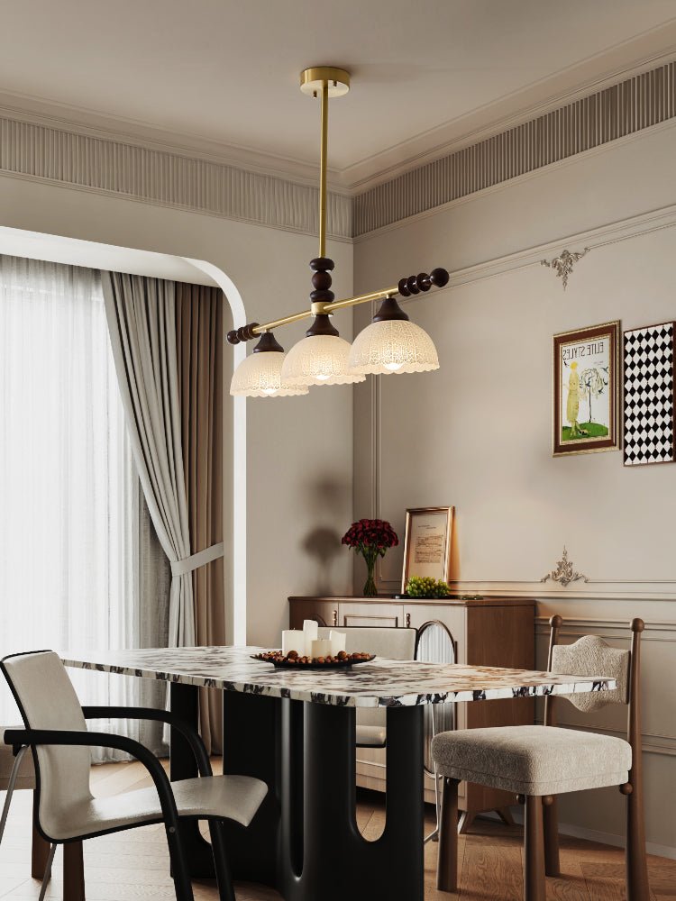 Codoriel Suspension Traditionnelle en Bois et Verre