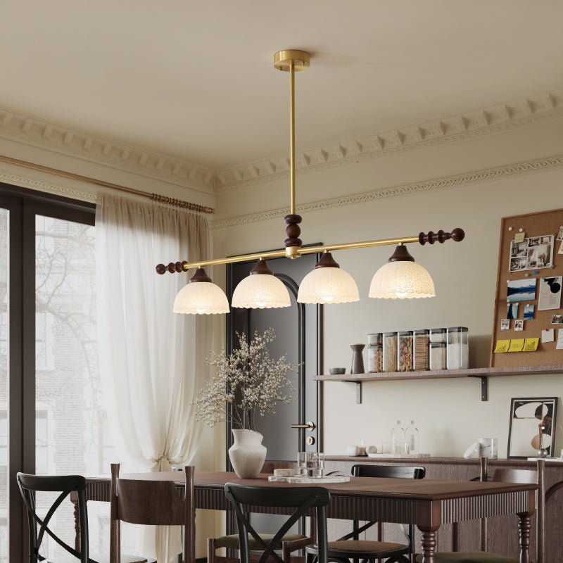 Codoriel Suspension Traditionnelle en Bois et Verre