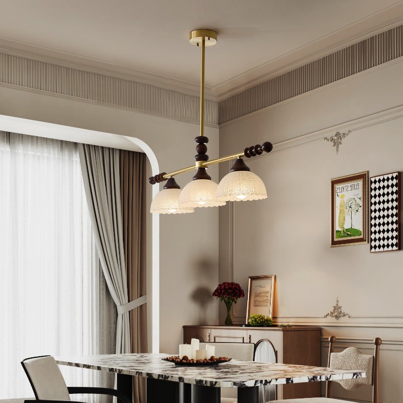 Codoriel Suspension Traditionnelle en Bois et Verre
