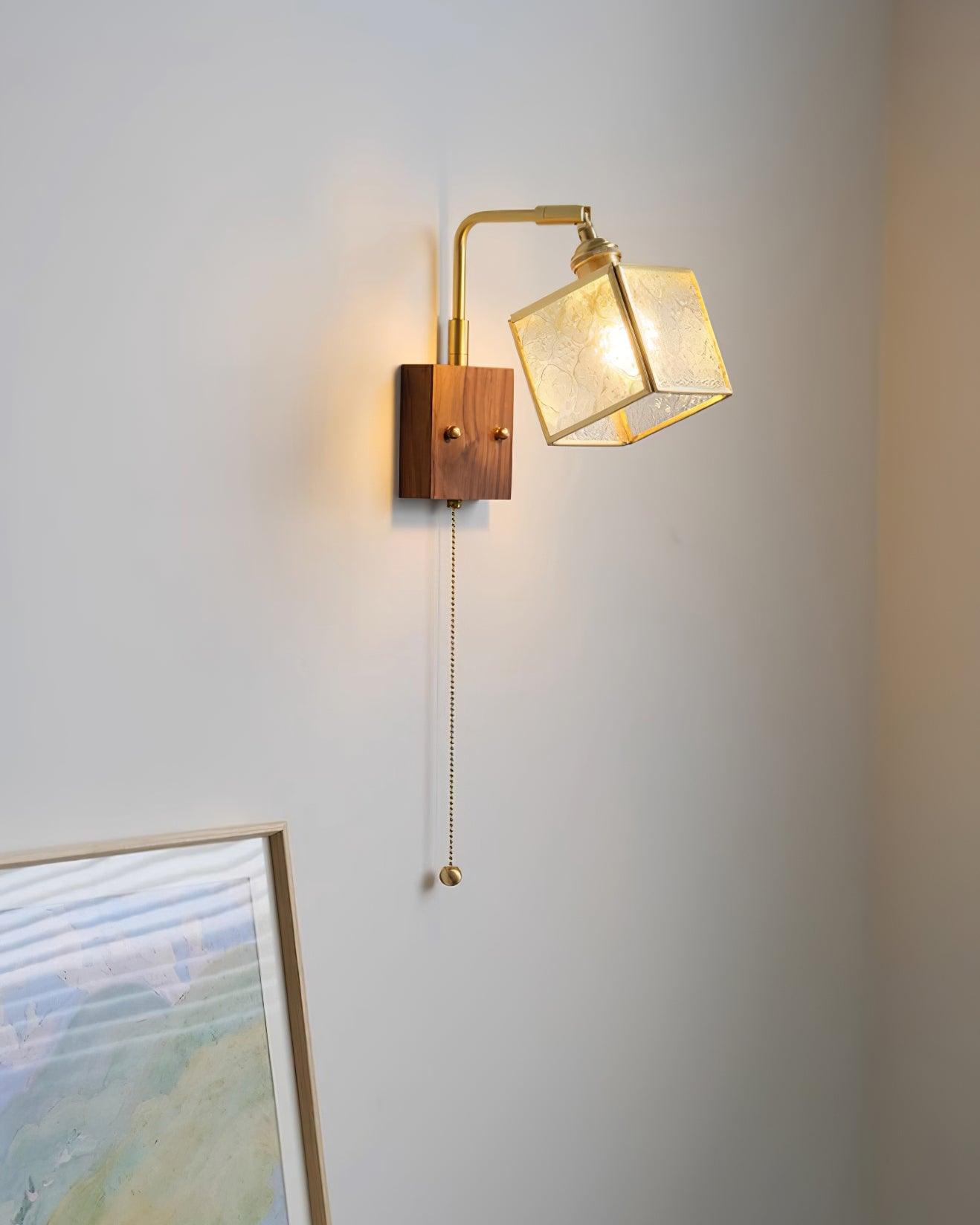 Noko Applique Murale Verre Cube