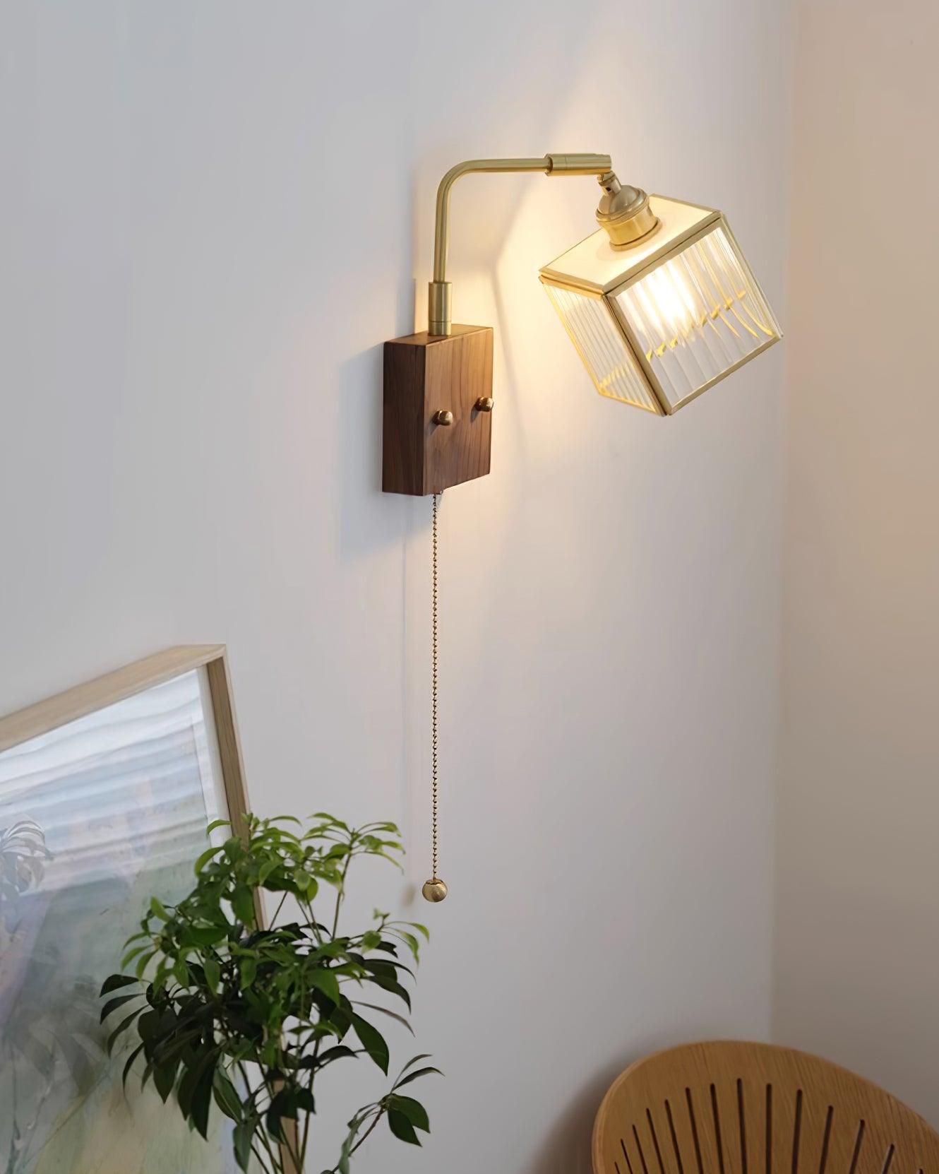 Noko Applique Murale Verre Cube