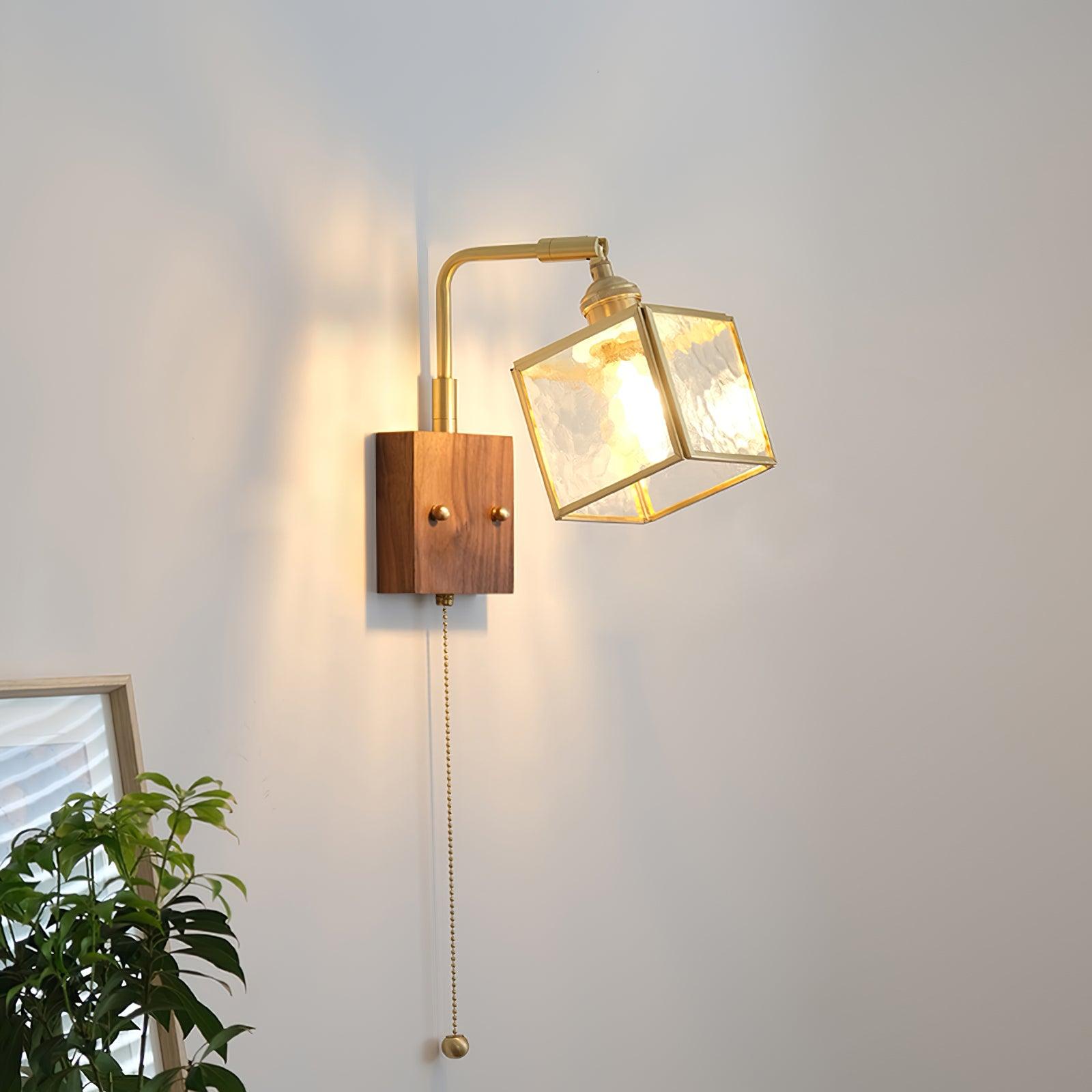 Noko Applique Murale Verre Cube