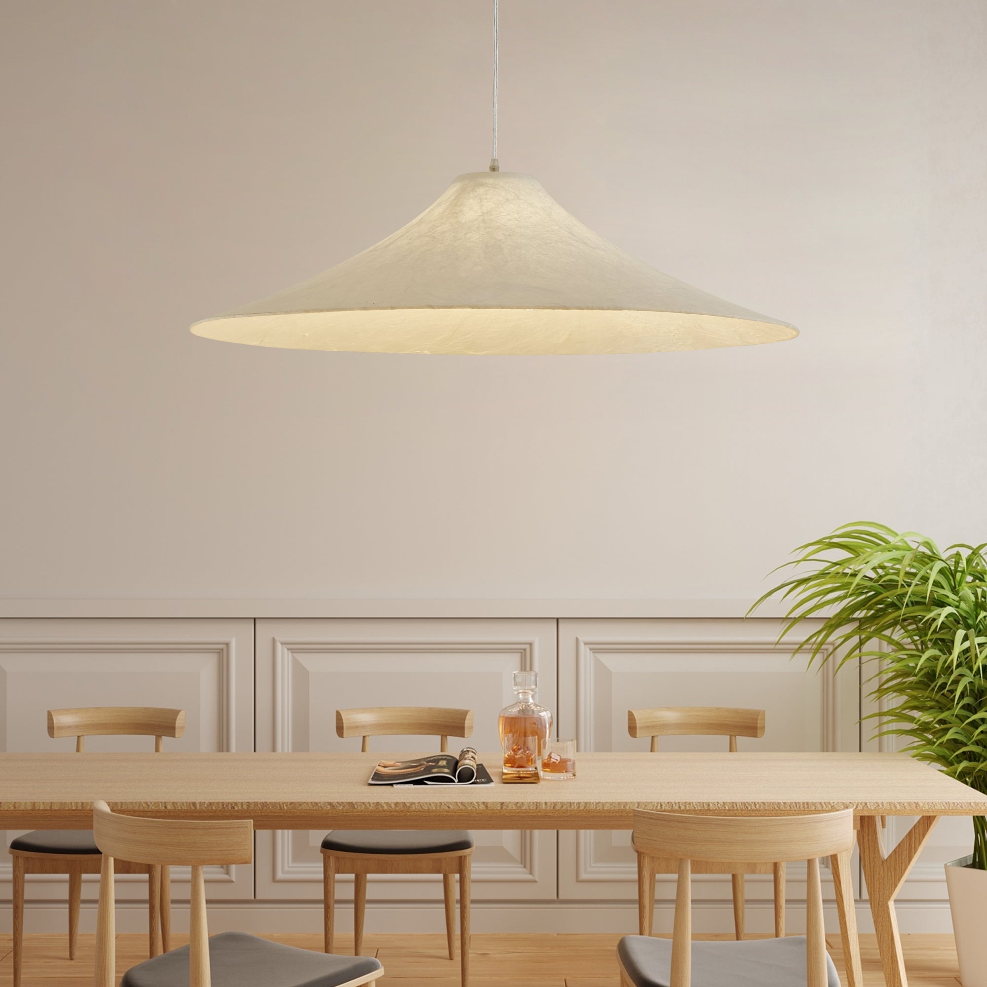 Abbotswell Suspension Naturelle Plate Minimaliste Moderne